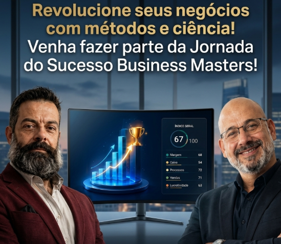 Leandro e Felipe d'Avila na Jornada do Sucesso Business Masters